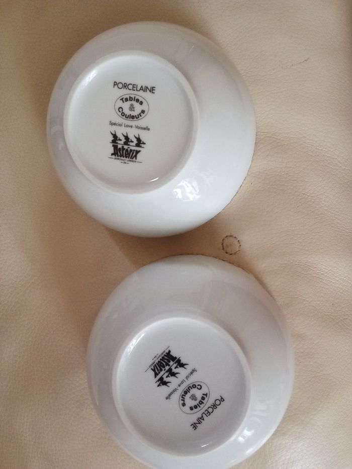 Lot 2 bol s porcelaine série  Astérix - photo numéro 3