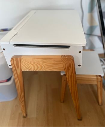 Pupitre écolier + banc