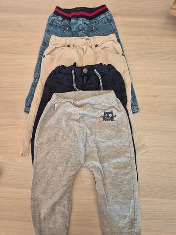 Lot de 4 pantalons garçon 18 mois