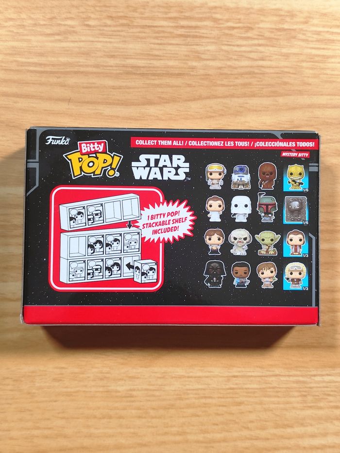 Boîte Funko Bitty Pop! Star Wars - Pack de 4 Figurines (Darth Vader, Luke...) - photo numéro 7