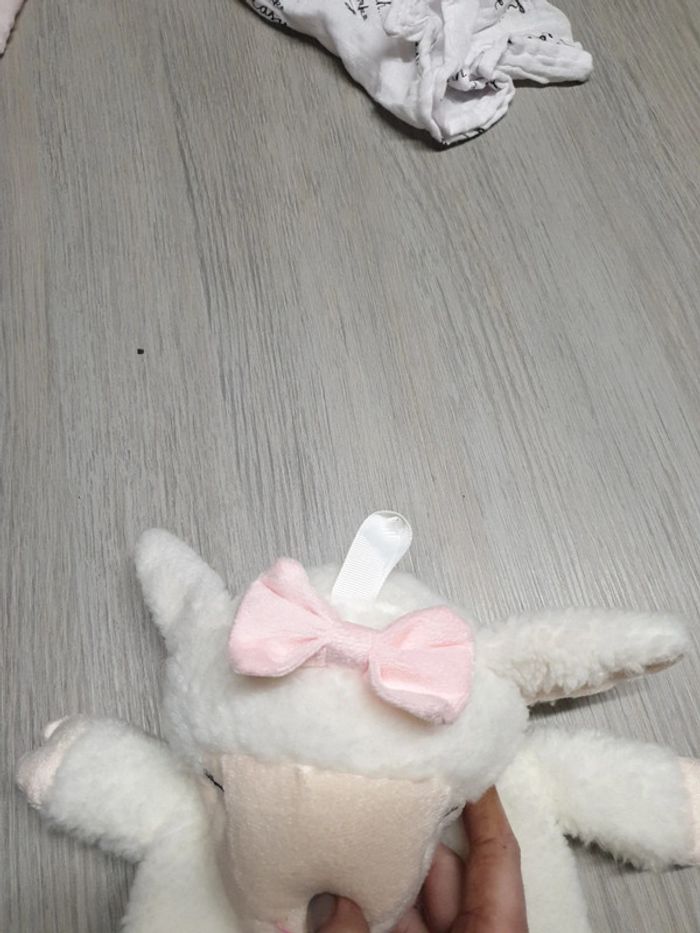 Doudou nounours mouton fille - photo numéro 2