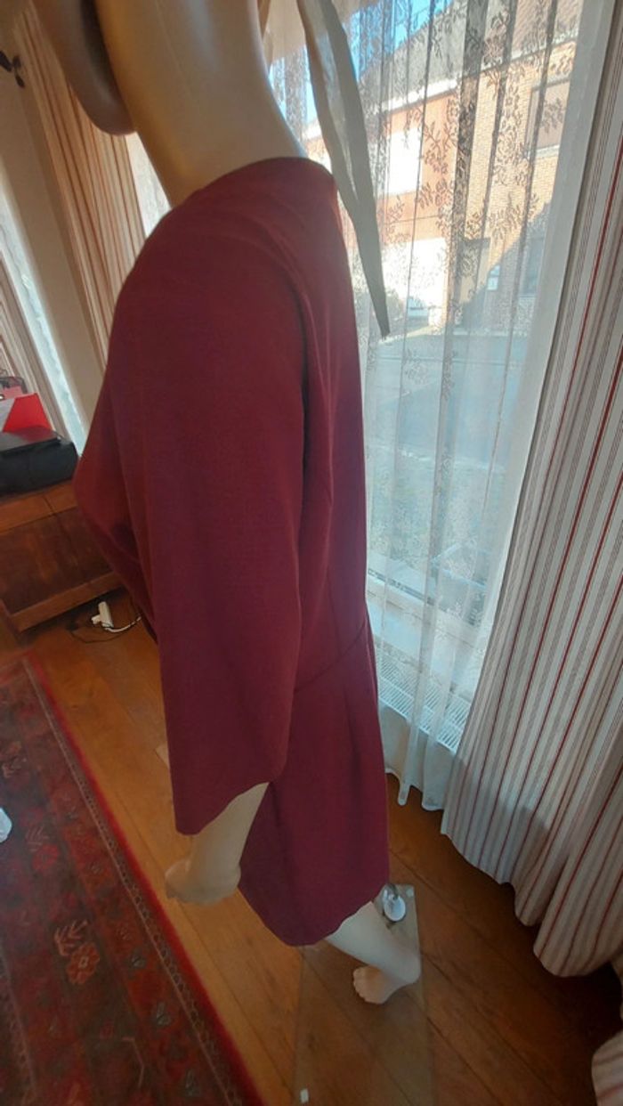Robe Bordeaux  Sisley taille L - photo numéro 6