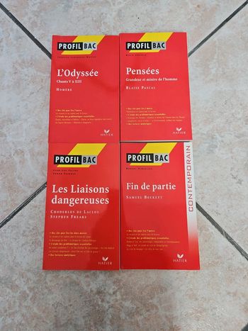 Lot 4 livres Profil Bac
