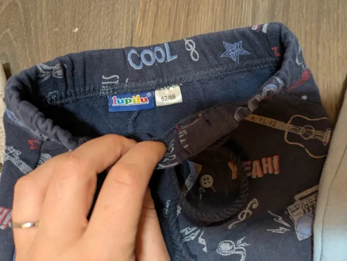 Lot 6 pantalons garçons 3 mois chaud très bon état lupilu obaidi tex mes petits cailloux - photo numéro 7