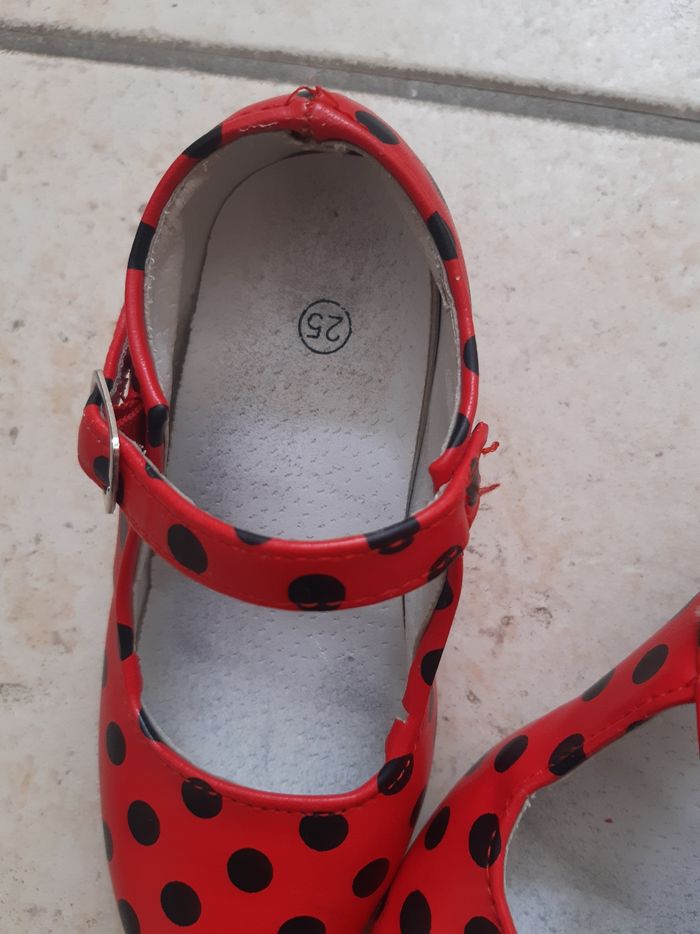 Chaussures à talons flamenco rouge et noir / pointure 25 - photo numéro 4