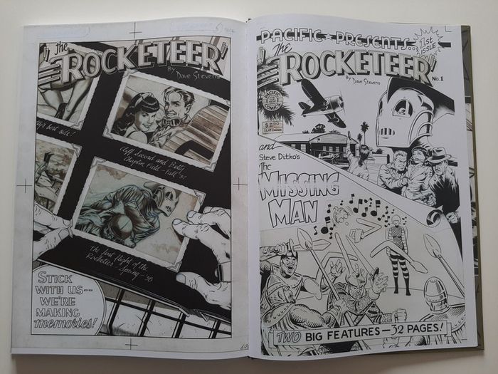 RARE The Rocketeer - Artist's edition Dave Stevens - grand format noir & blanc - photo numéro 10