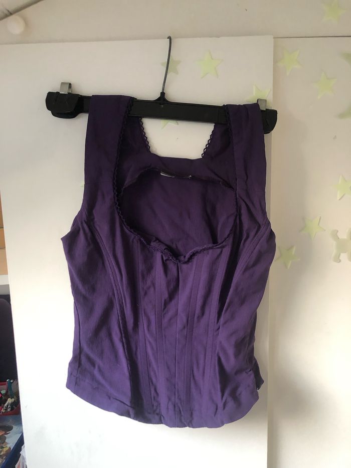 Corset c et a violet - photo numéro 1