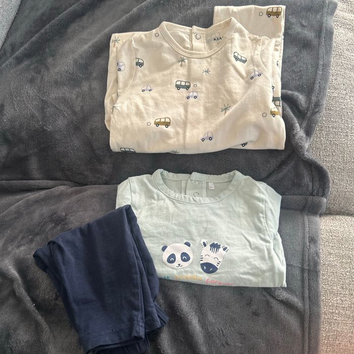 Lots de 2 pyjamas 18mois