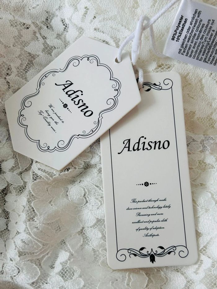 Croc top en dentelle blanc taille 40 - photo numéro 4