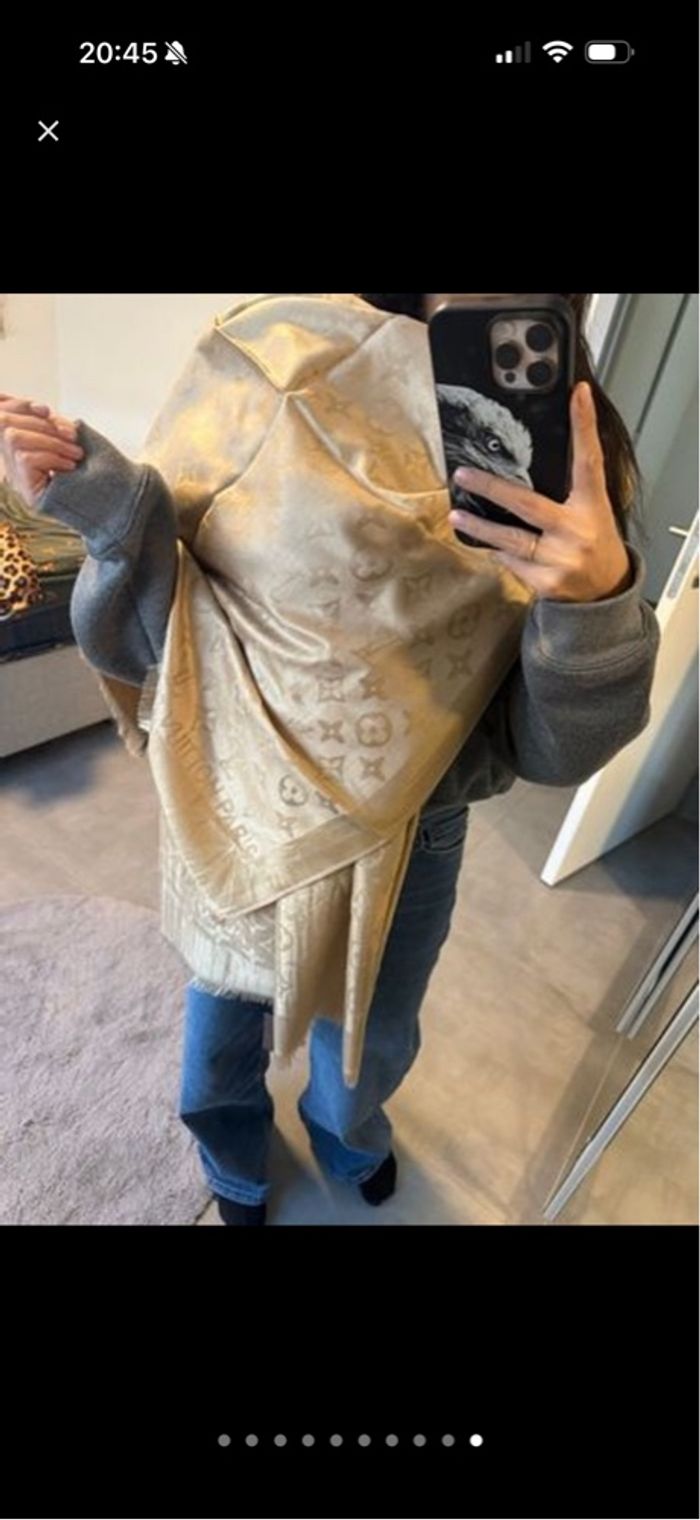 Echarpe femme  beige foncé - photo numéro 4