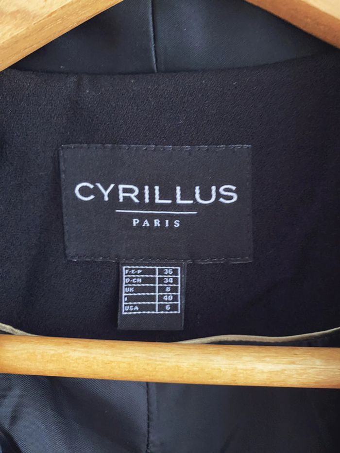 Blazer noir Cyrillus taille 36 - photo numéro 4