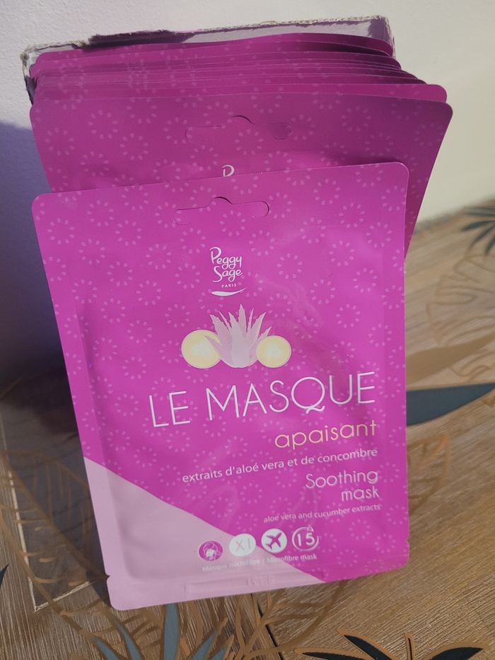 8 masques tissus apaisant  Peggy Sage - photo numéro 2