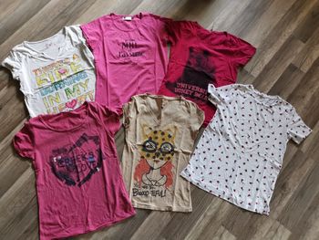 Lot t-shirt taille 16 ans S