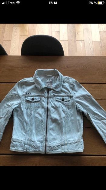 Veste jean esprit taille l