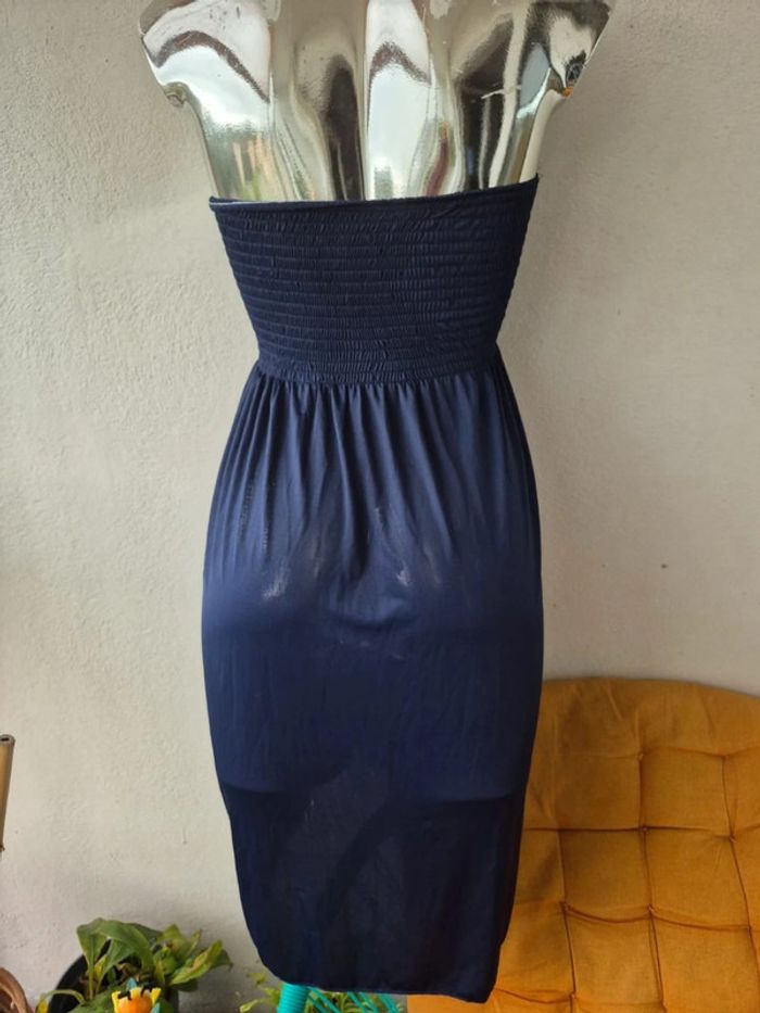 Robe sans bretelle uni - photo numéro 5