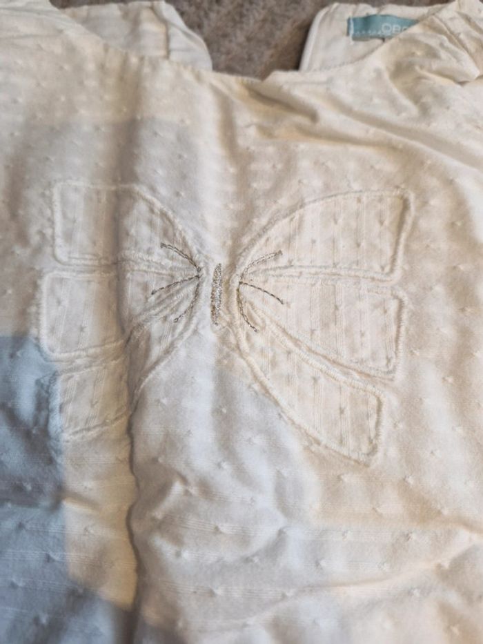 Jolie robe blanche été fille 12 mois Obaibi - photo numéro 3