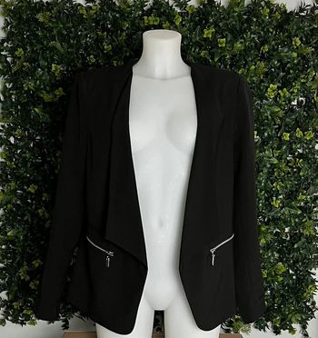 Veste ouverte noire Wallis pour femme, taille 42