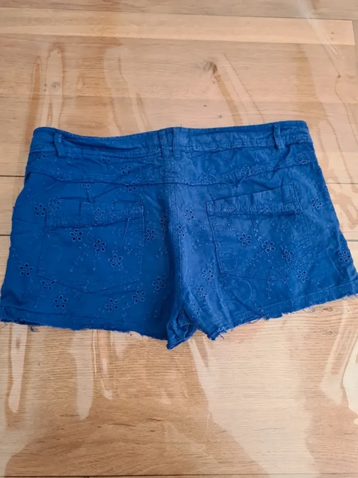 Short ajouté bleu - photo numéro 3
