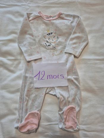 Pyjama "Mes petits cailloux" 12mois