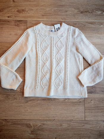 Pull fin maille douce gemo ajouré