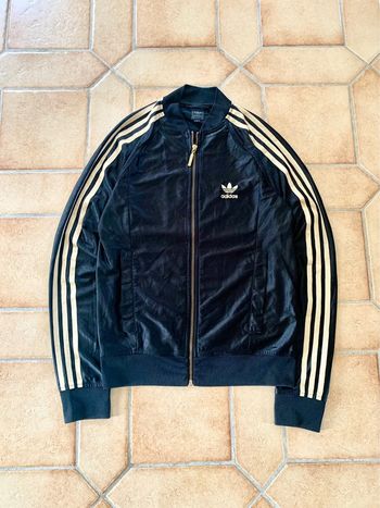 Track jacket veste survêtement vintage Adidas original bandes dorées année 2010