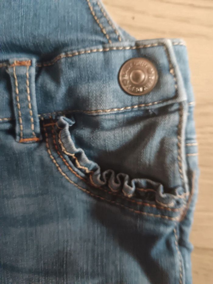 Salopette short printemps été bébé fille 12- 18 mois h&m cœur - photo numéro 4