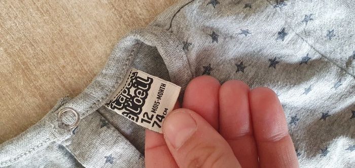 Pyjama fin 12mois garçon 74cm - photo numéro 3