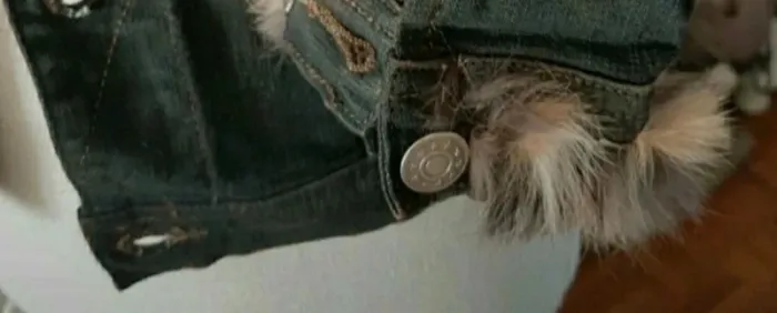 Veste en jeans noire Alliska Jeans Taille M Neuve - photo numéro 4
