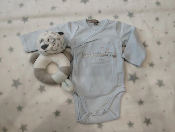 Lot de 3 bodies Cache cœur pour "mini baby" - photo numéro 10