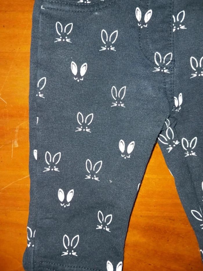 Pantalon noir lapin 3 mois tex baby - photo numéro 2
