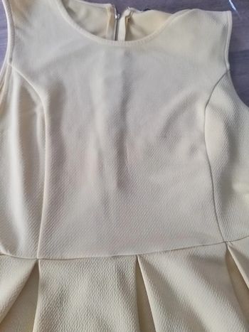 Robe patineuse jaune