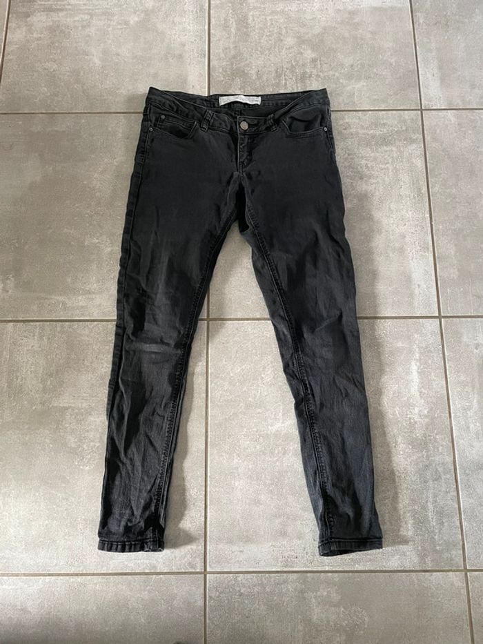 Jean noir femme 38 skinny