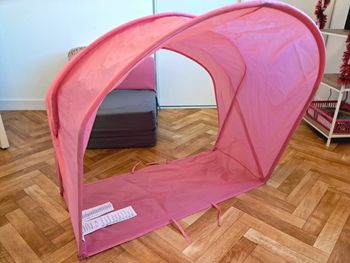 Tente de lit enfant Ikéa rose