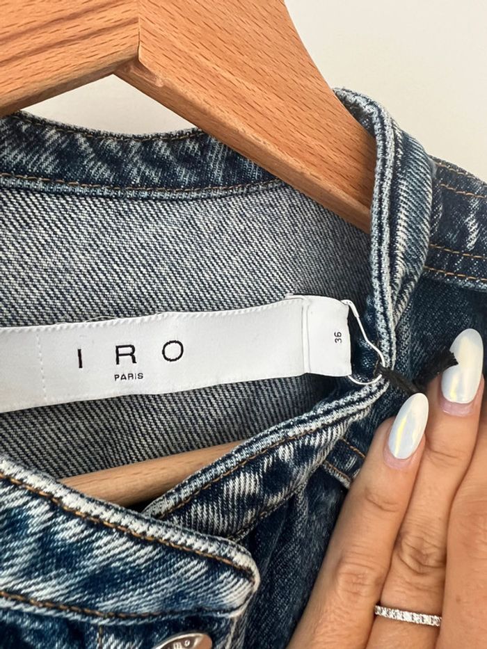 Combishort en jean IRO - photo numéro 7