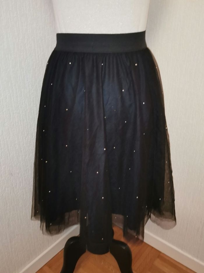 Jupe de fêtes en tulle noir Jennyfer