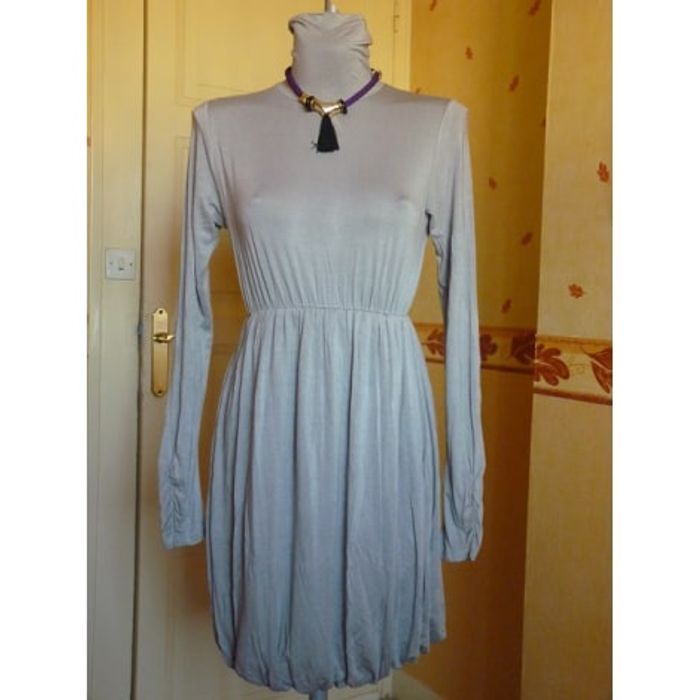 MAJE - Robe TULIPE COL ROULE taille 2 - photo numéro 2