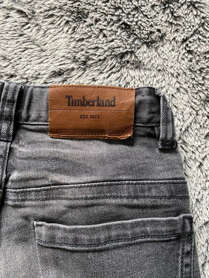 Jeans Timberland coupe regular slim fit gris - 8 ans - photo numéro 6