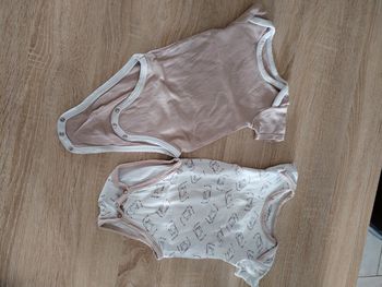Lot bodies 9 mois manche courte