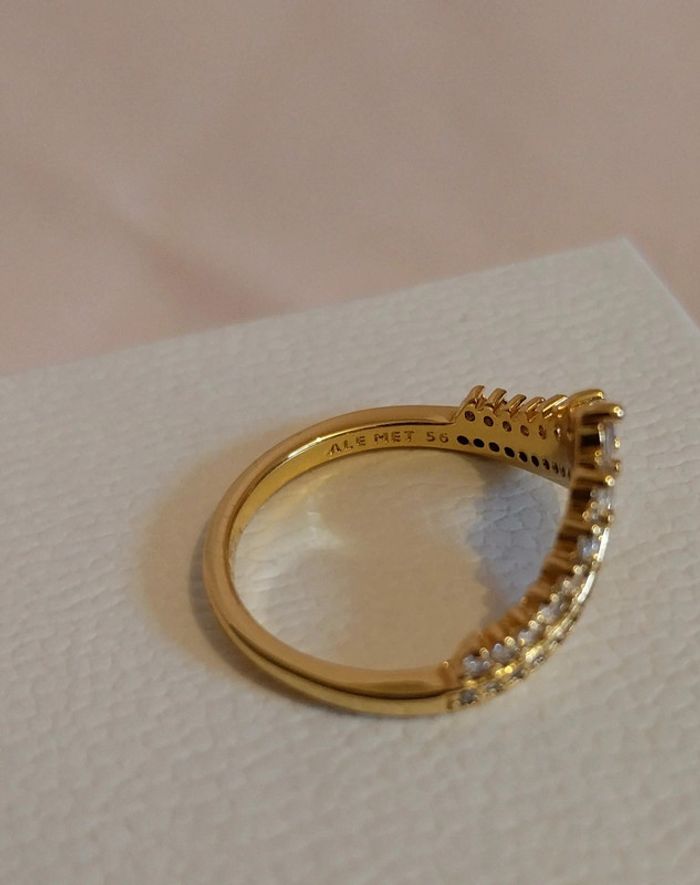 Bague couronne scintillante 56 - photo numéro 3