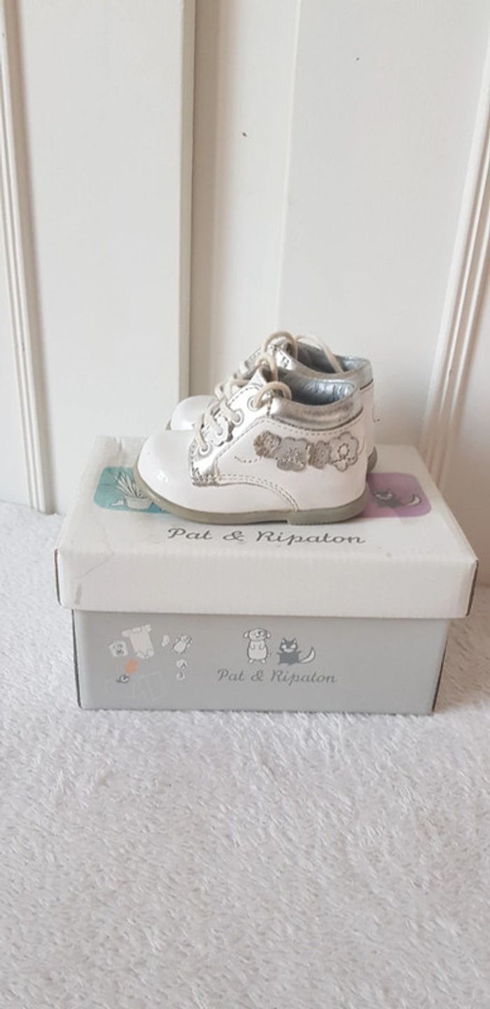 Bottines en cuir pat et Ripaton 16