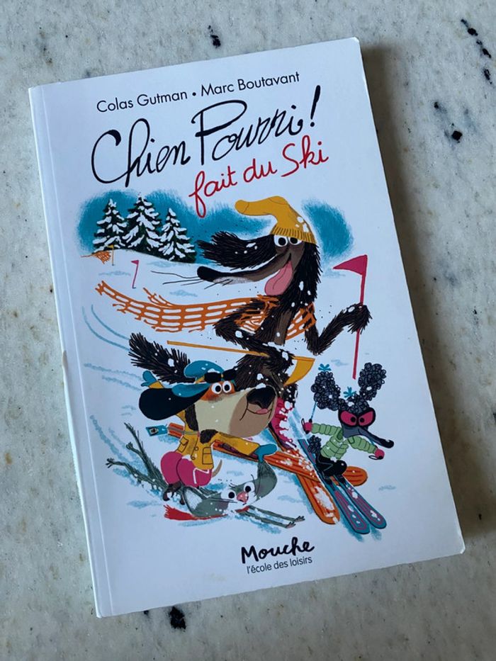 Livre Chien Pourri ! Fait du ski