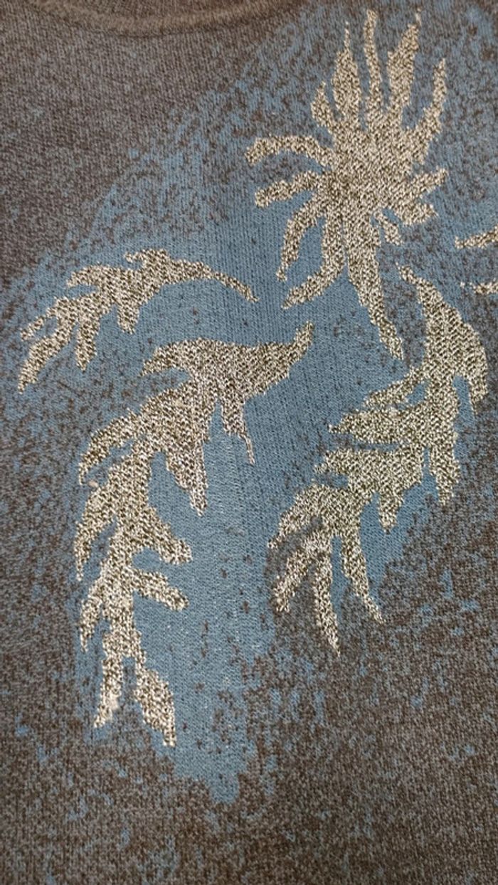 Magnifique pull épais hiver en laine acrylique et viscose berger du Nord S 36 ras du cou - photo numéro 8