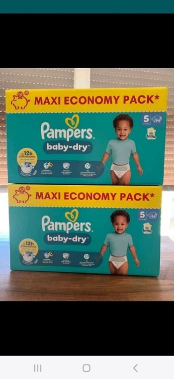 40 les 2 maxieconomy pack pampers taille 5
