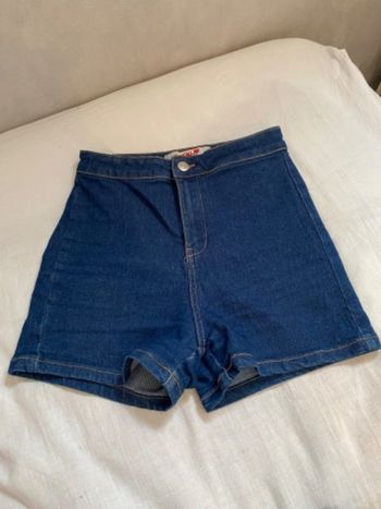Short en jean taille haute