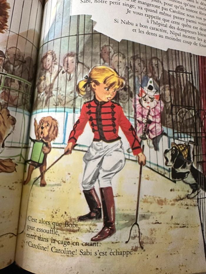 1970 Livre ancien Le Cirque Caroline Grands albums Hachette bd collection Pierre Probst - photo numéro 8