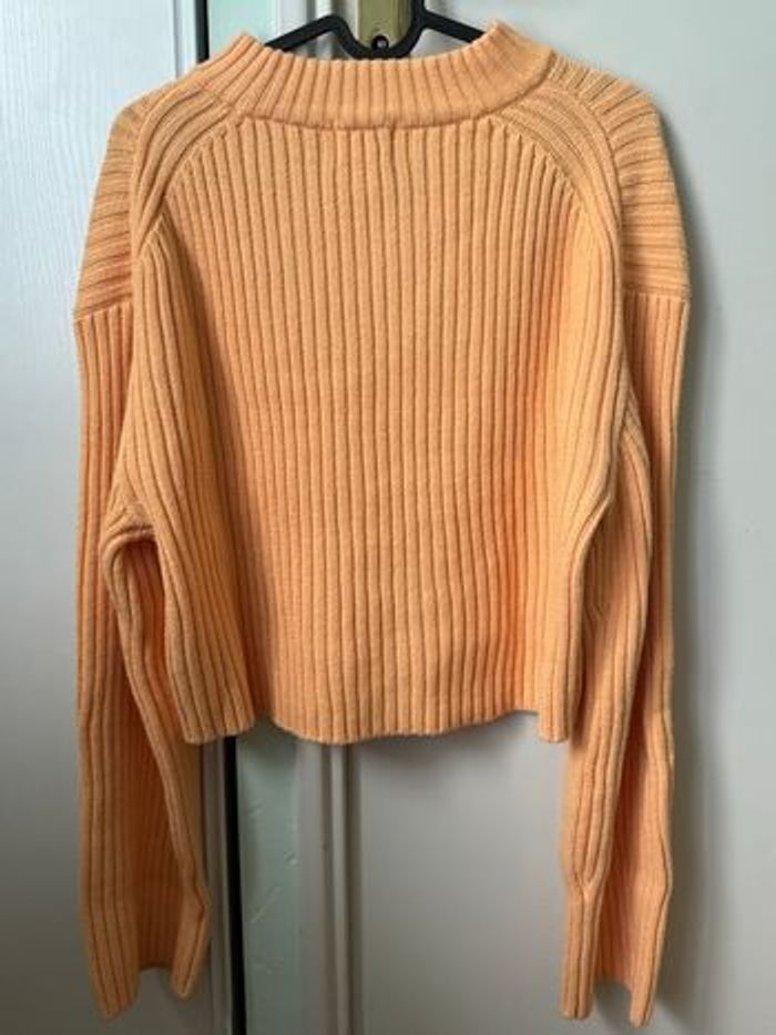 Pull court orange - H&M - photo numéro 3