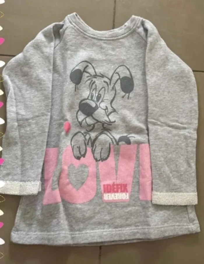 🐶 Pull fille Parc Astérix - Idéfix Forever - Taille 6-8 ans 🐾 - photo numéro 6