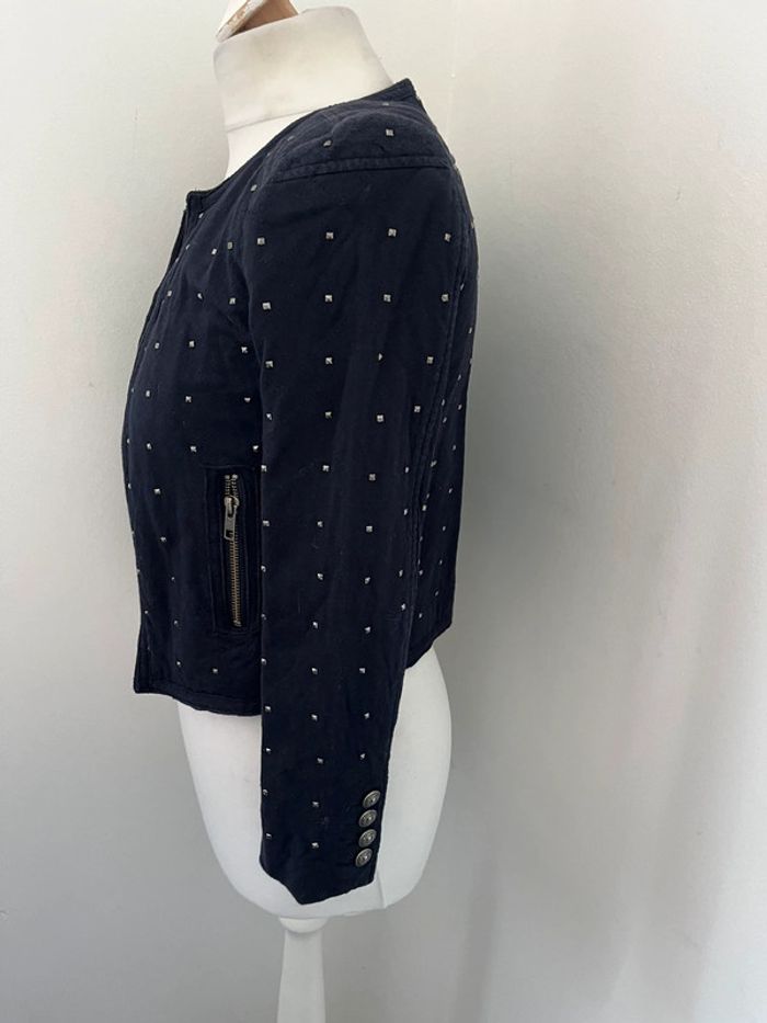 Veste courte marine The Kooples XS - photo numéro 2