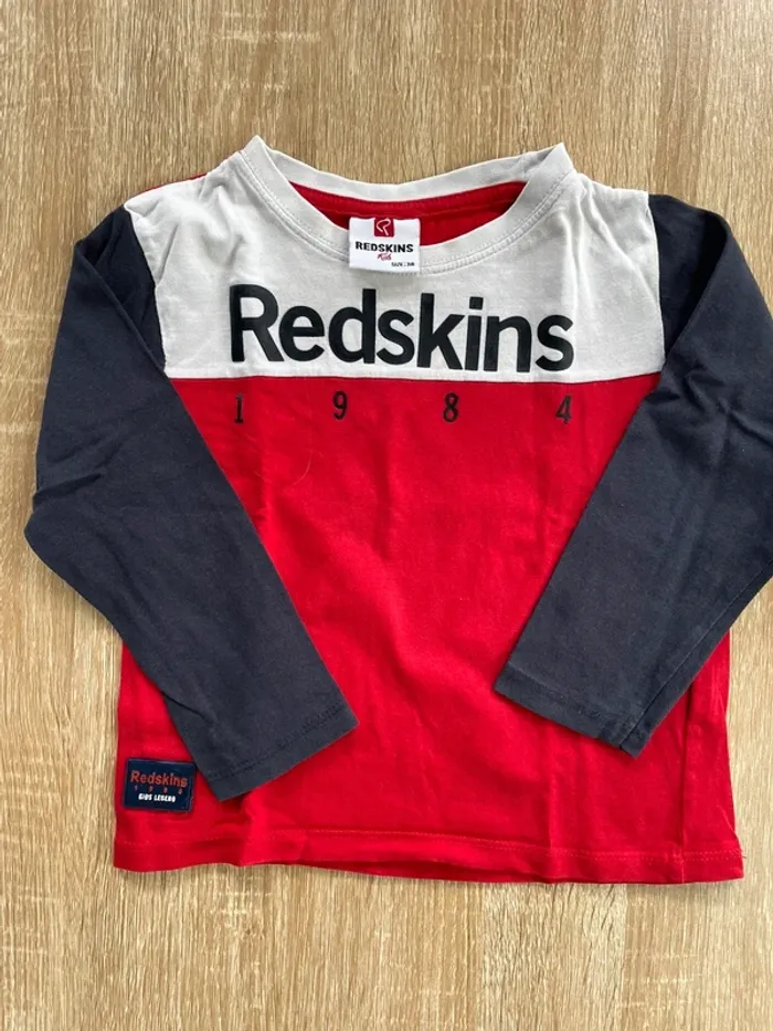Tee shirt redskins