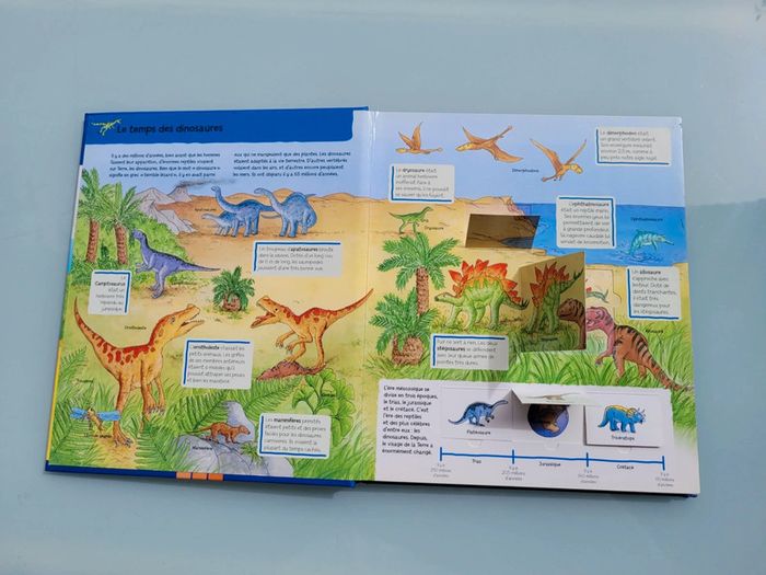Livres animé à volets Les dinosaures, Les P'tits savants (24) - photo numéro 3